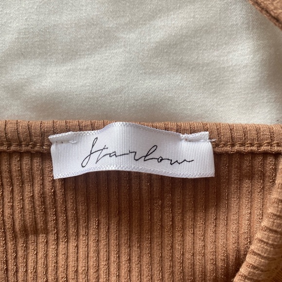 Shop starlow beige cut out romper - Picture 3 of 3